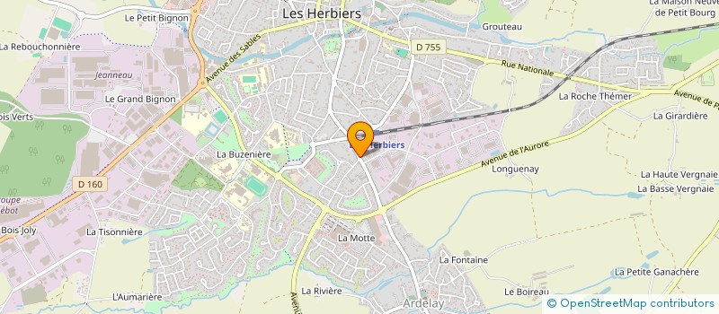 localisation de l'entreprise MADAME ZHI QI à LES HERBIERS