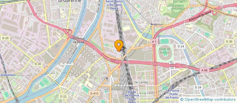 localisation de l'entreprise MADAME ZHIFANG TANG à SAINT-DENIS