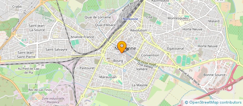 localisation de l'entreprise MADAME ZHIMIN ZHANG  NARBONNE