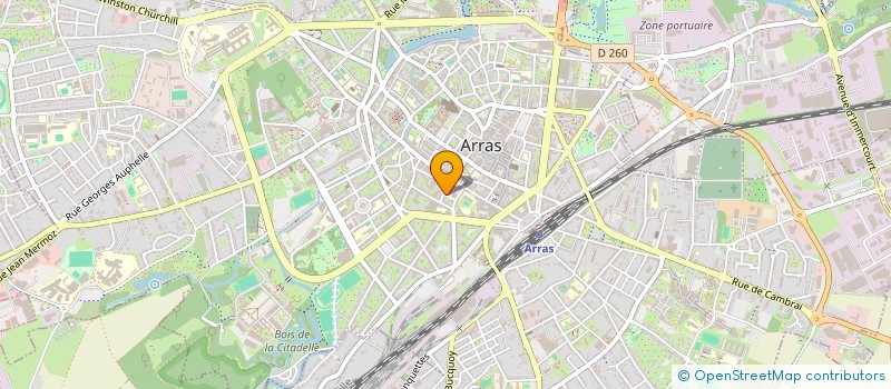 localisation de l'entreprise MADAME ZHIZI GAO à ARRAS