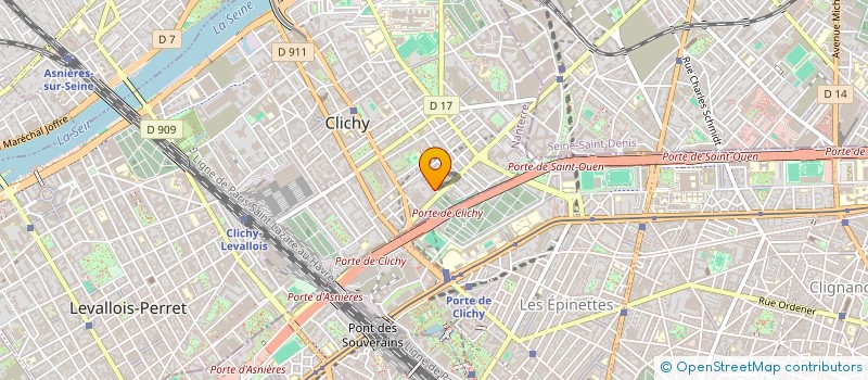 localisation de l'entreprise MADAME ZHOR MESKINI à CLICHY
