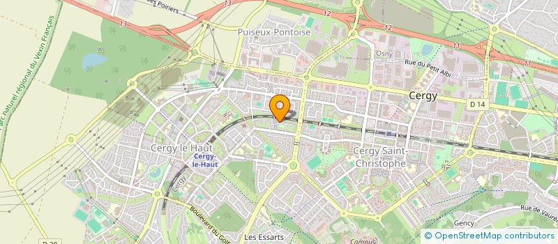 localisation de l'entreprise MADAME ZHORNA RAHMAN  CERGY