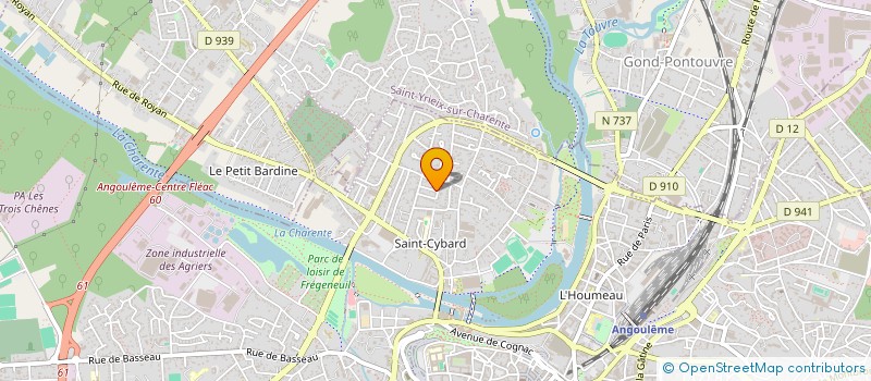 localisation de l'entreprise MADAME ZHUI JIANG à ANGOULEME