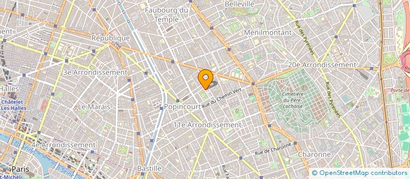 localisation de l'entreprise MADAME ZI TREVILLARD  PARIS