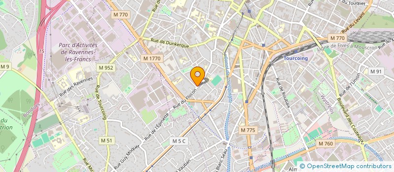 localisation de l'entreprise MADAME ZIA ZIA PONCHE  TOURCOING