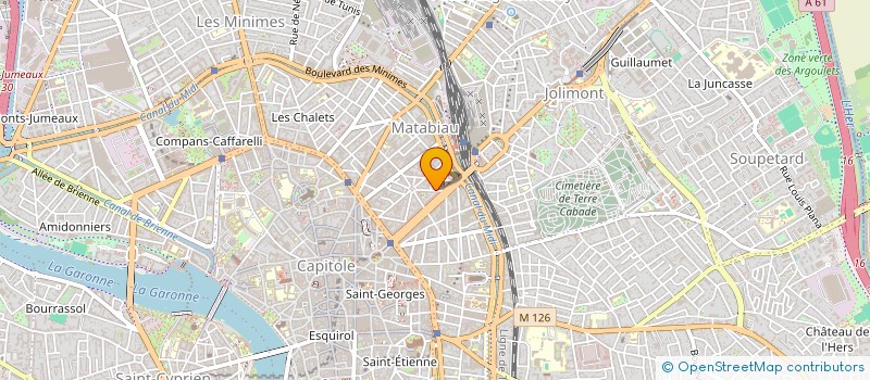 localisation de l'entreprise MADAME ZIBA MOMAND  TOULOUSE