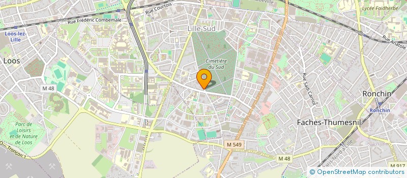 localisation de l'entreprise MADAME ZIDRINE BEAUCORNY à LILLE