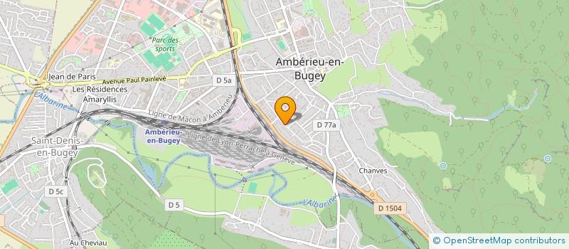 localisation de l'entreprise MADAME ZIH CHUN CHEN  AMBERIEU-EN-BUGEY