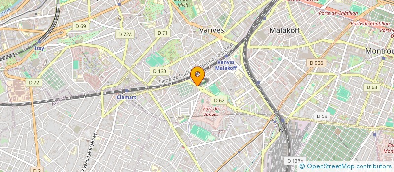 localisation de l'entreprise MADAME ZIKA KONE  MALAKOFF