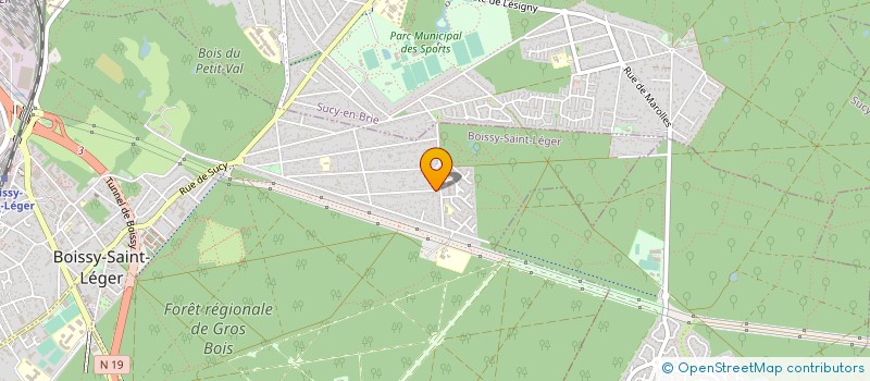 localisation de l'entreprise MADAME ZILDA BONFIM VERBER DE SOUZA à BOISSY-SAINT-LEGER