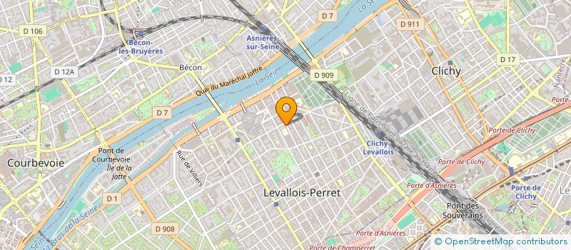 localisation de l'entreprise MADAME ZIMO CHEN à LEVALLOIS-PERRET