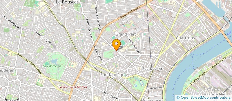 localisation de l'entreprise MADAME ZINA ARVANITIDI  BORDEAUX