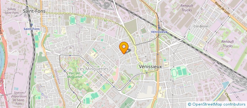 localisation de l'entreprise MADAME ZINA COKAJ  VENISSIEUX