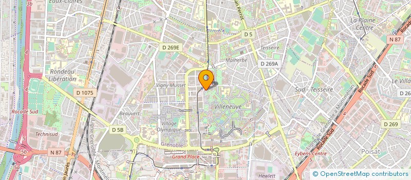 localisation de l'entreprise MADAME ZINA-DOINA GAJI  GRENOBLE