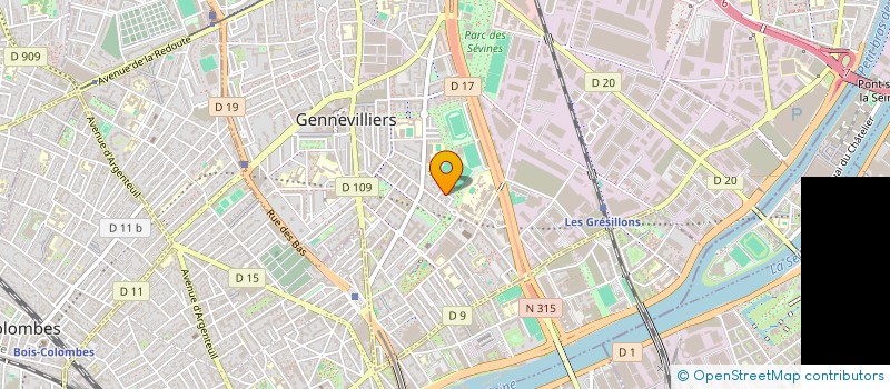localisation de l'entreprise MADAME ZINA EL BAREZ à GENNEVILLIERS