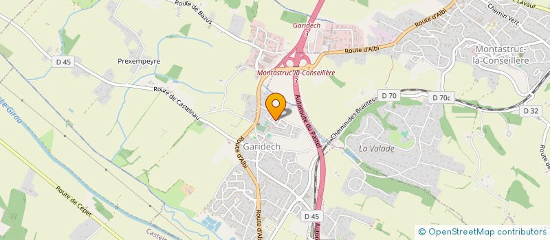 localisation de l'entreprise MADAME ZINA KRADCHI  GARIDECH