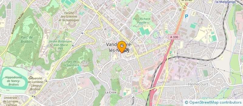 localisation de l'entreprise MADAME ZINA LAMTIOUI  VANDUVRE-LES-NANCY