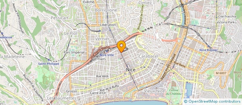 localisation de l'entreprise MADAME ZINA MALLAKOU à NICE