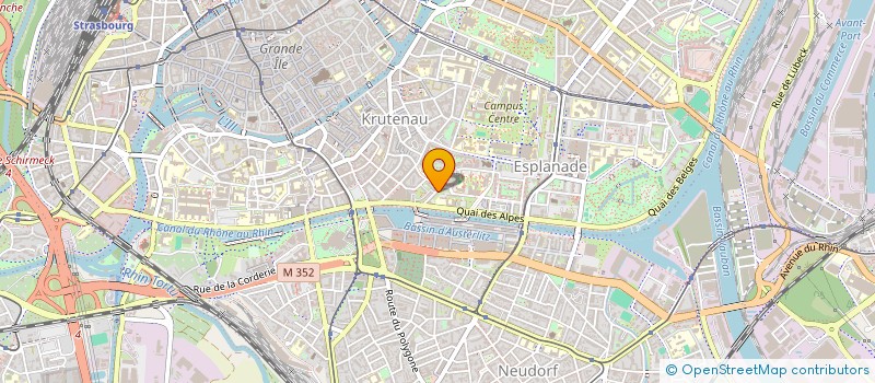 localisation de l'entreprise MADAME ZINA MLADIN à STRASBOURG