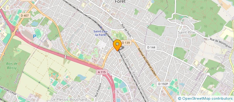 localisation de l'entreprise MADAME ZINA TALEB à ST LEU LA FORET