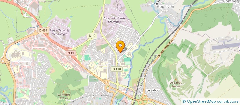 localisation de l'entreprise MADAME ZINA TOBBA  VESOUL