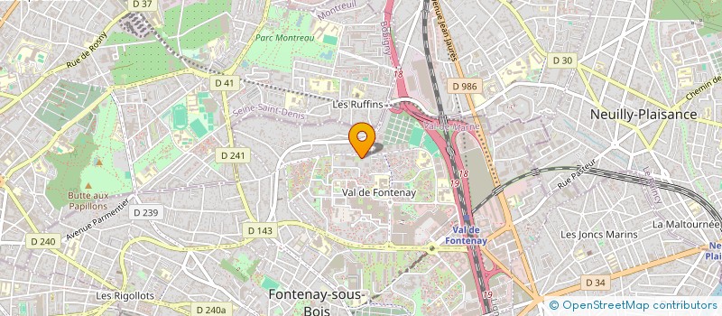 localisation de l'entreprise MADAME ZINA TONGUINO à FONTENAY-SOUS-BOIS