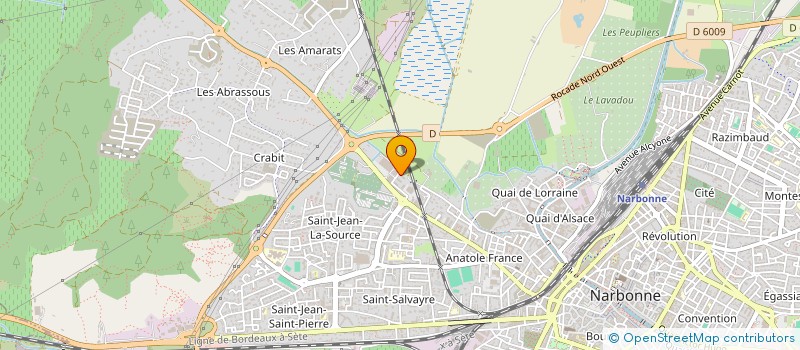 localisation de l'entreprise MADAME ZINEB AHSAINE  NARBONNE