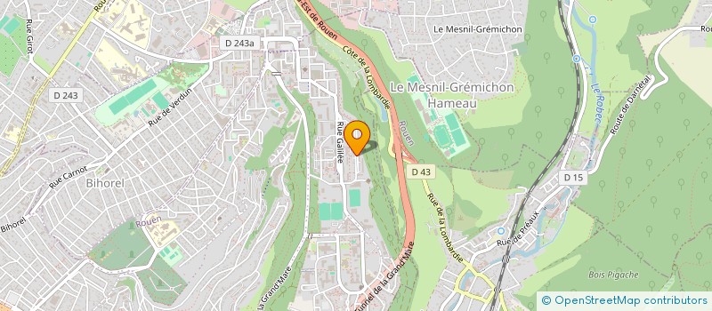 localisation de l'entreprise MADAME ZINEB AIT BRAHIM  ROUEN