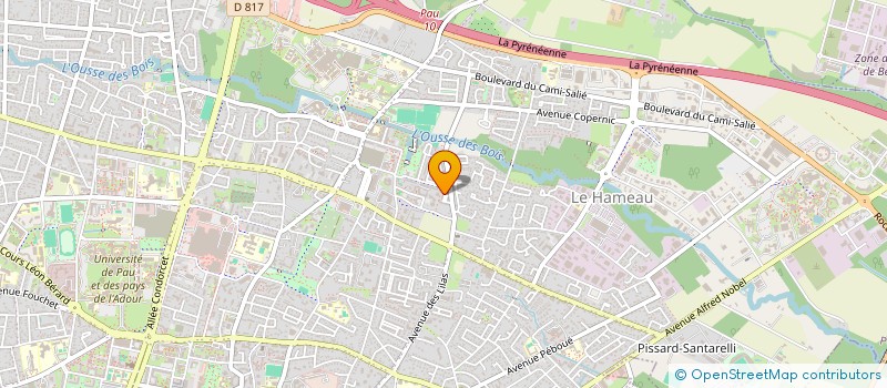 localisation de l'entreprise MADAME ZINEB AKARHOUNE à PAU