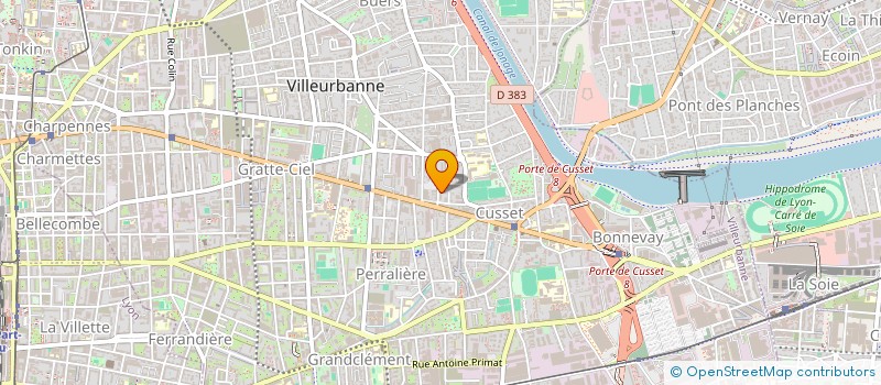 localisation de l'entreprise MADAME ZINEB ARBOUCH  VILLEURBANNE