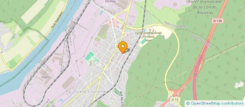 localisation de l'entreprise MADAME ZINEB BAADDOUCH  GRAND-COURONNE