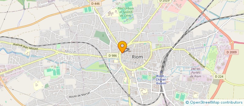 localisation de l'entreprise MADAME ZINEB BEN SOUBAYA  RIOM