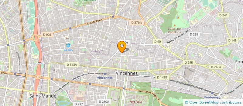 localisation de l'entreprise MADAME ZINEB BENKIRANE à VINCENNES