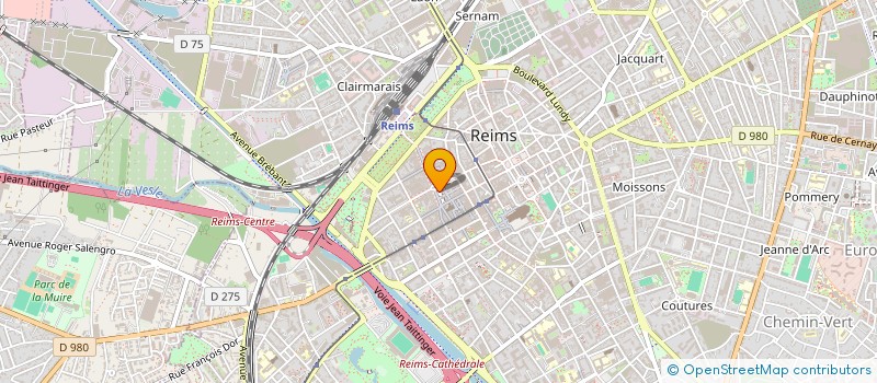 localisation de l'entreprise MADAME ZINEB BENTOUATI  REIMS