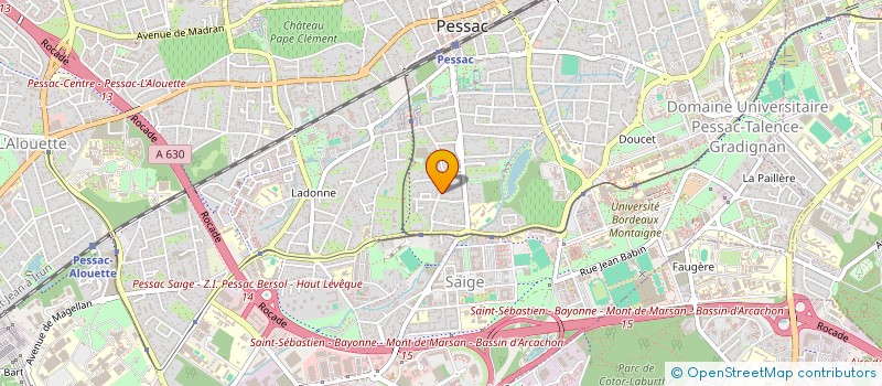 localisation de l'entreprise MADAME ZINEB BOUTERFAS à PESSAC