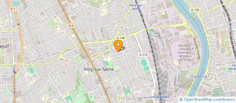 localisation de l'entreprise MADAME ZINEB CHEDDAD  VITRY-SUR-SEINE