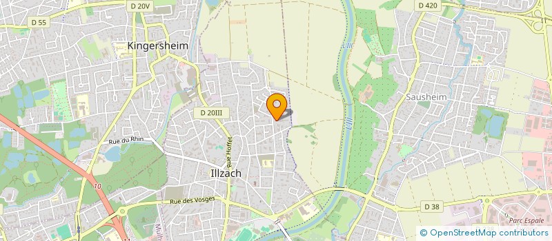 localisation de l'entreprise MADAME ZINEB FARHI  ILLZACH