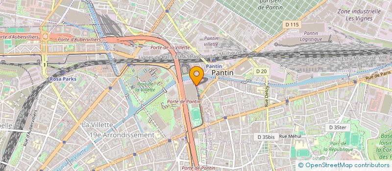 localisation de l'entreprise MADAME ZINEB GUERDA  PARIS 19