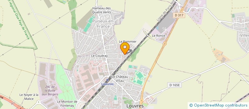localisation de l'entreprise MADAME ZINEB KALA à LOUVRES