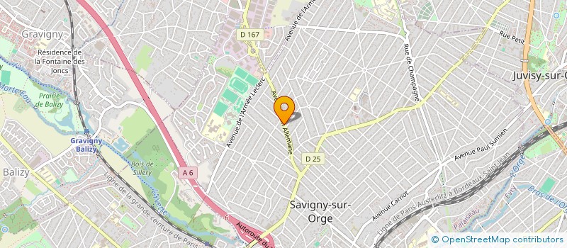 localisation de l'entreprise MADAME ZINEB LAARICHI à SAVIGNY-SUR-ORGE