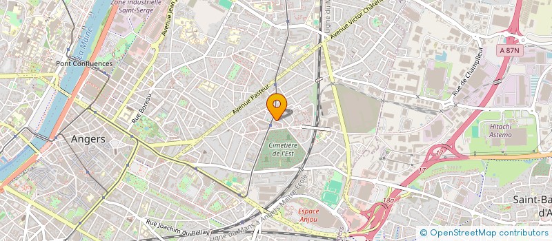 localisation de l'entreprise MADAME ZINEB MOUHIME à ANGERS