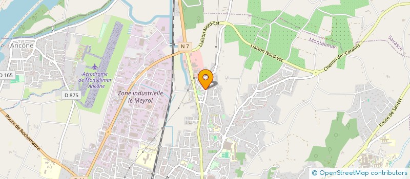 localisation de l'entreprise MADAME ZINEB MRINI  MONTELIMAR