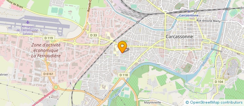 localisation de l'entreprise MADAME ZINEB SALHI à CARCASSONNE