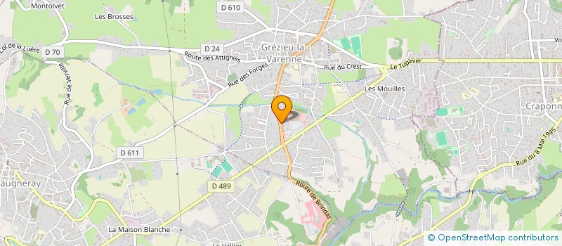 localisation de l'entreprise MADAME ZINEB SI MERABET  GREZIEU-LA-VARENNE