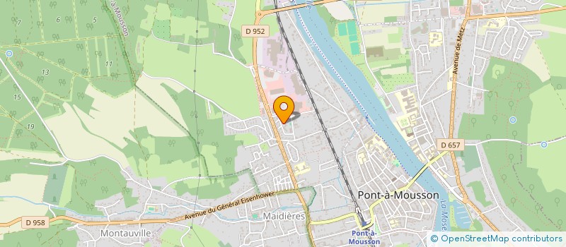 localisation de l'entreprise MADAME ZINEB SOUAIDI  PONT-A-MOUSSON