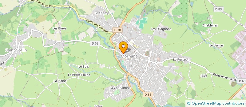 localisation de l'entreprise MADAME ZINEB TAFAT  MORNANT