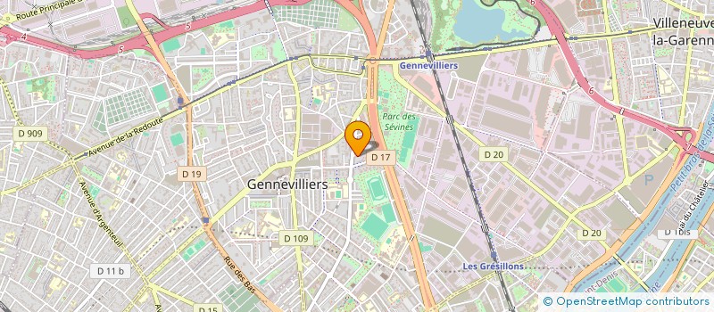 localisation de l'entreprise MADAME ZINEB TALHA à GENNEVILLIERS