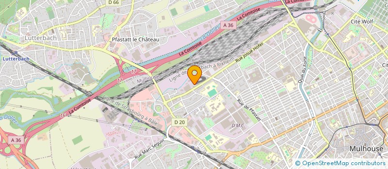 localisation de l'entreprise MADAME ZINEB ZEMRANI  MULHOUSE