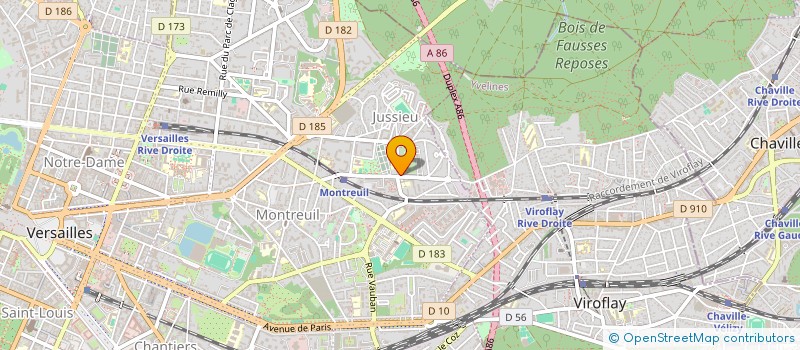 localisation de l'entreprise MADAME ZINUBA GARRUSH à VERSAILLES