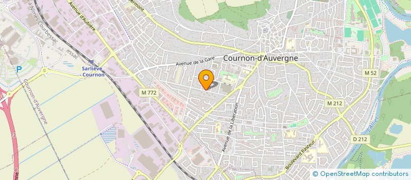 localisation de l'entreprise MADAME ZIQI AO à COURNON-D'AUVERGNE